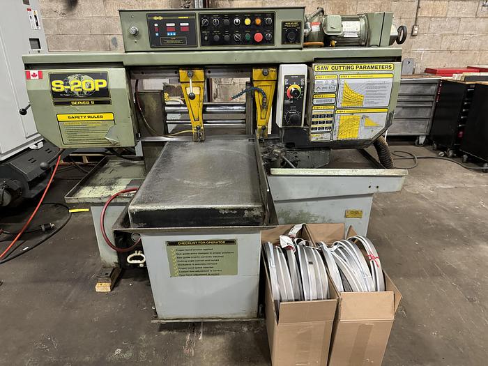 Used 13" X 18" HYD-MECH, S20P, SEMI-AUTOMATIC HYDRAULIC HORIZONTAL BANDSAW