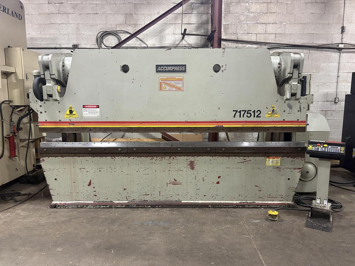 Used 175 TON x 12', ACCURPRESS, 717512, HYDRAULIC BRAKE PRESS