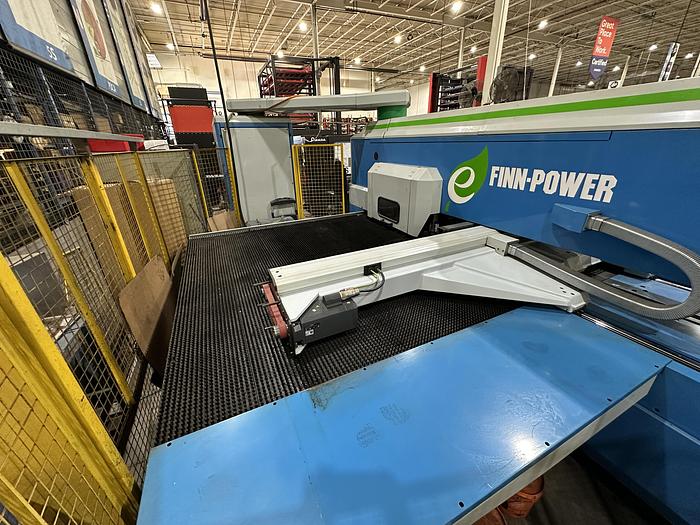 Used 23 TON, FINN-POWER, MODEL E5U, CNC TURRET PUNCH, 2001