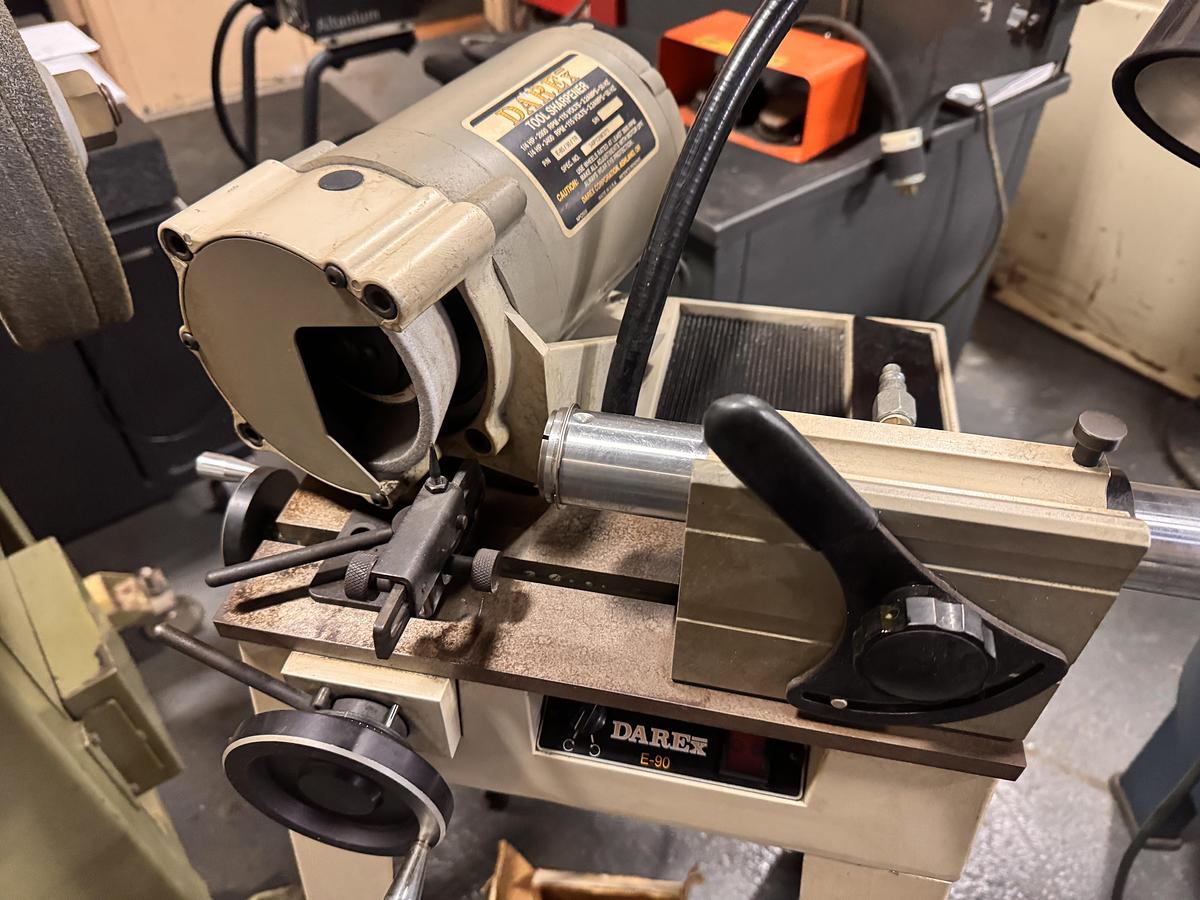 Used DAREX, E-90, END MILL SHARPENER