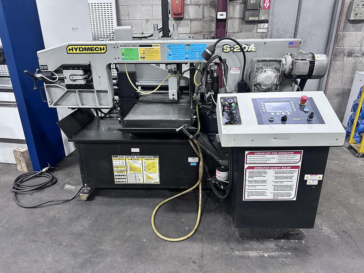 Used 13" X 18", HYD-MECH, MODEL S20A, FULLY AUTOMATIC HORIZONTAL BANDSAW - 2021