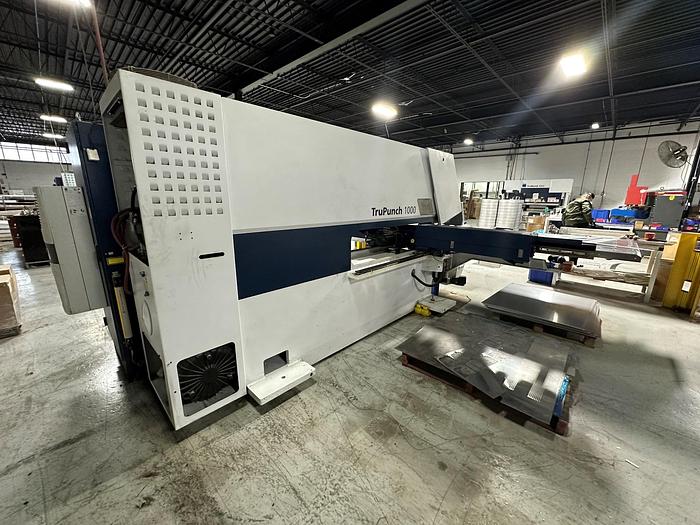 Used 19 TON, TRUMPF, 2014, TRUPUNCH 1000, CNC TURRET PUNCH TRUMPF TRUPUNCH 1000