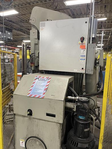 Used 400 TON X 12', ACCURPRESS, 2010, CNC HYDRAULIC PRESS BRAKE -WITH SHEET FOLLOWER