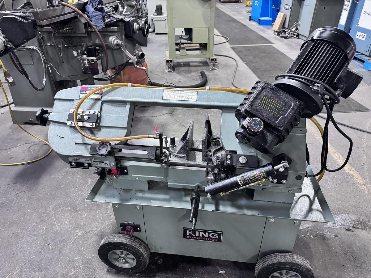 Used 7" X 12", KING, KC-712GH, HORIZONTAL BANDSAW, 2021