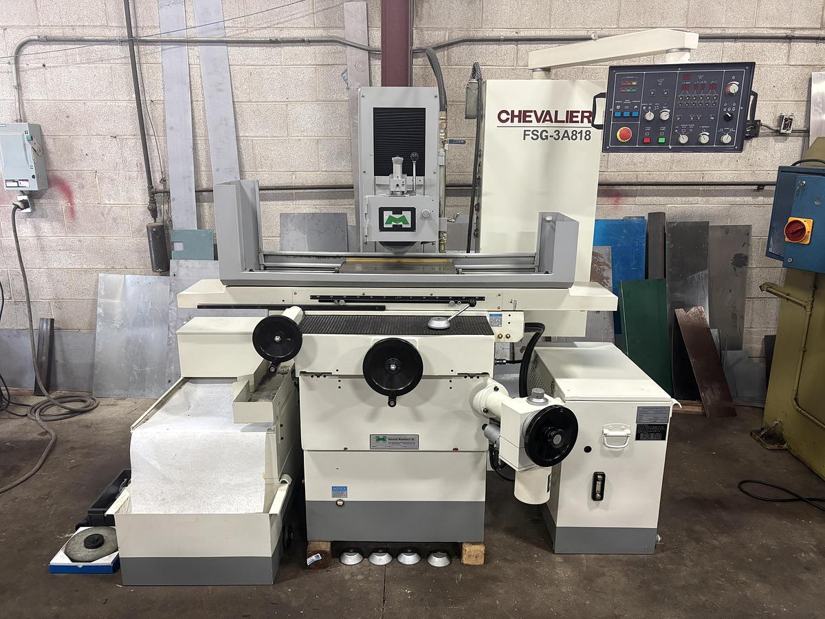 Used 8" x 18", CHEVALIER, 2020, FSG-3A818, AUTOMATIC SURFACE GRINDER