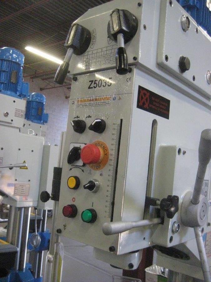 "NEW", DRILLMASTER, GEARED HEAD DRILLING MACHINE, W/ POWER QUILL FEED