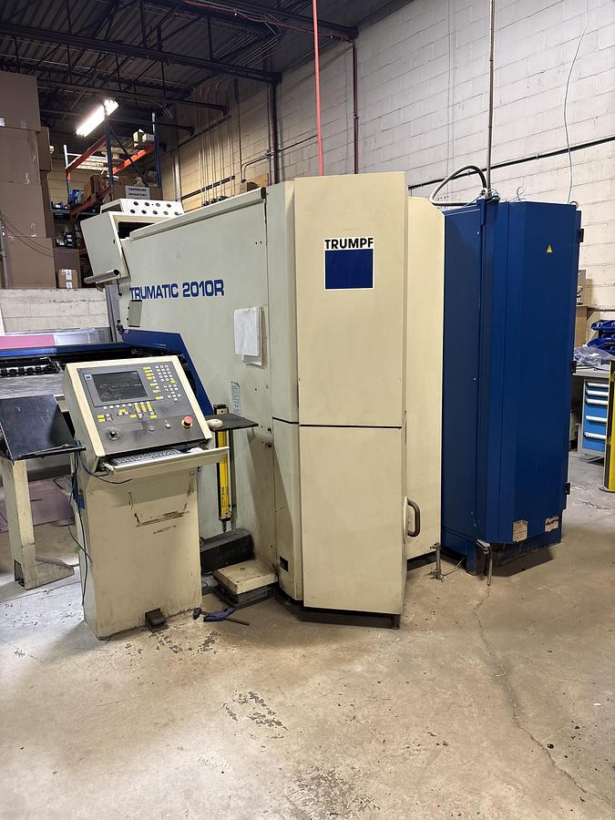Used 20 TON, TRUMPF TRUMATIC, 2010R, CNC TURRET PUNCH