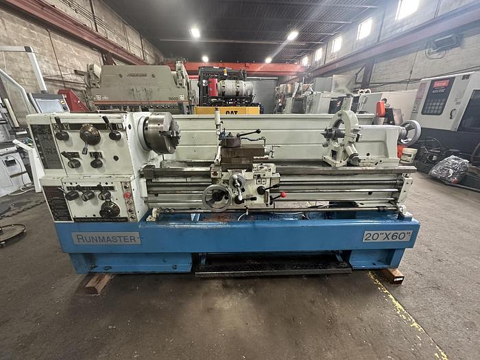 Used 20" X 60" RUNMASTER TOOLROOM LATHE