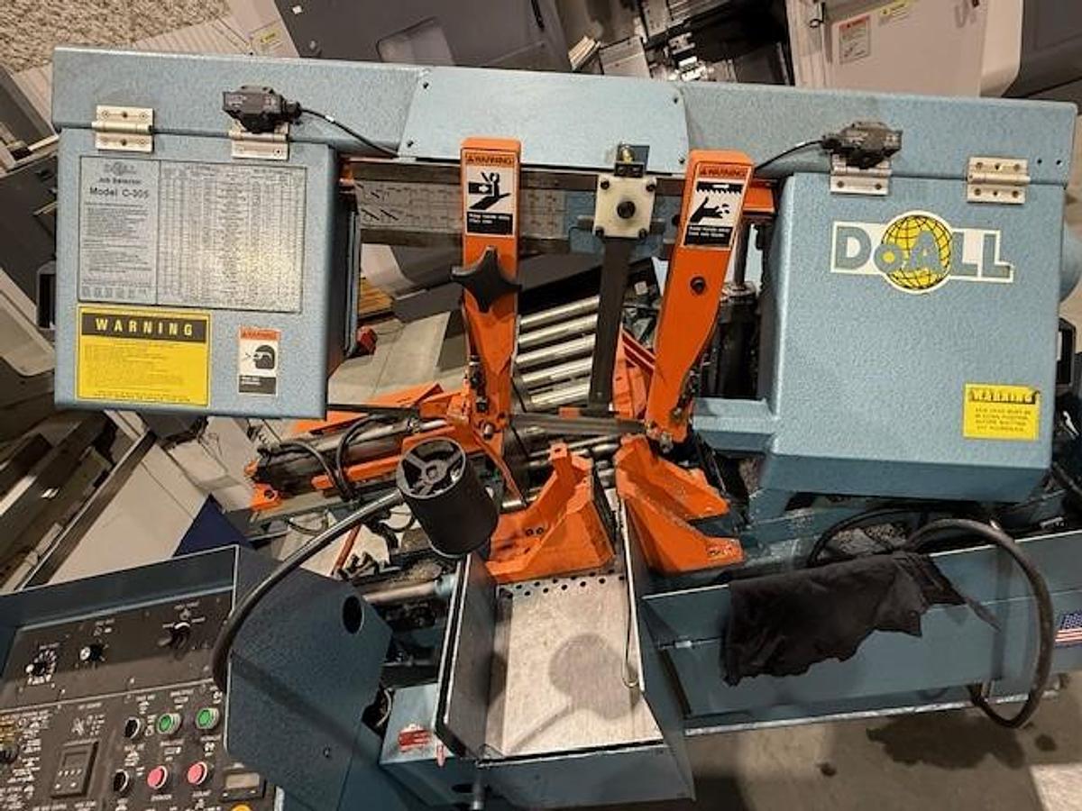 Used 12" X 12", DOALL, MODEL C-305A, FULLY AUTOMATIC HORIZONTAL BANDSAW, 2014