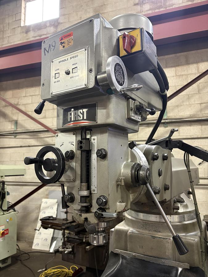 Used 10" x 50", FIRST, LC-185VSX-B, VERTICAL MILL