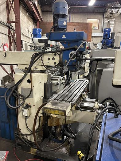 Used 12" X 51" TOS, FNK2R, VERTICAL MILLING MACHINE
