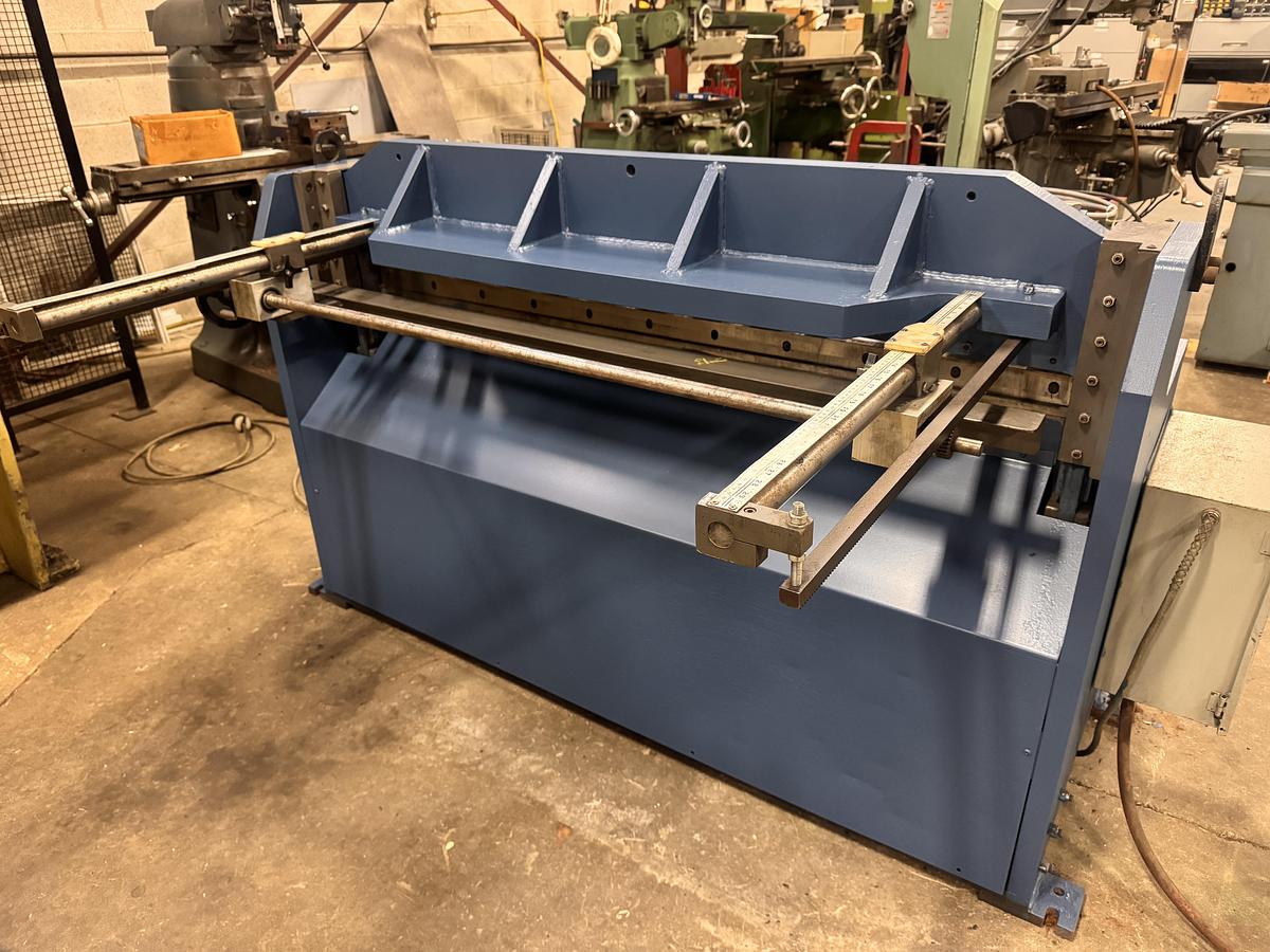 Used 1/4" x 5' , RK MACHINERY , HYDRAULIC SHEAR