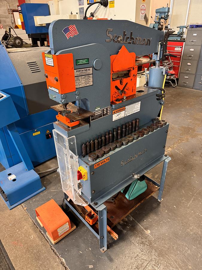 Used 45 TON, SCOTCHMAN, HYDRAULIC IRONWORKER