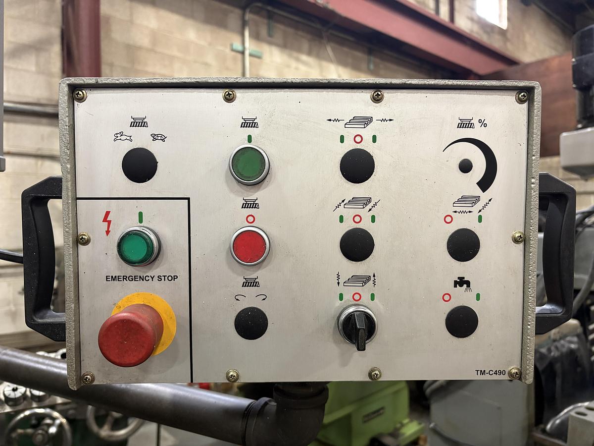 Used 10" x 50", FIRST, LC-185VSX-B, VERTICAL MILL