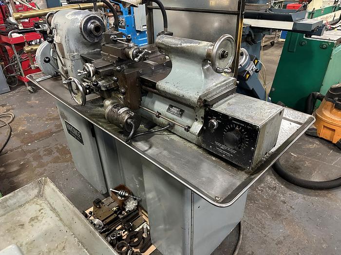 Used 11" X 18", HARDINGE, MODEL HLV-H, SUPER PRECISION TOOLROOM LATHE