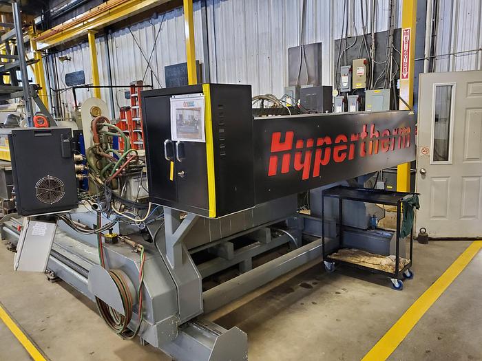 Used 5' X 10', HYPOTHERM, MODEL HPR 130, HI-DEF CNC PLASMA CUTTER