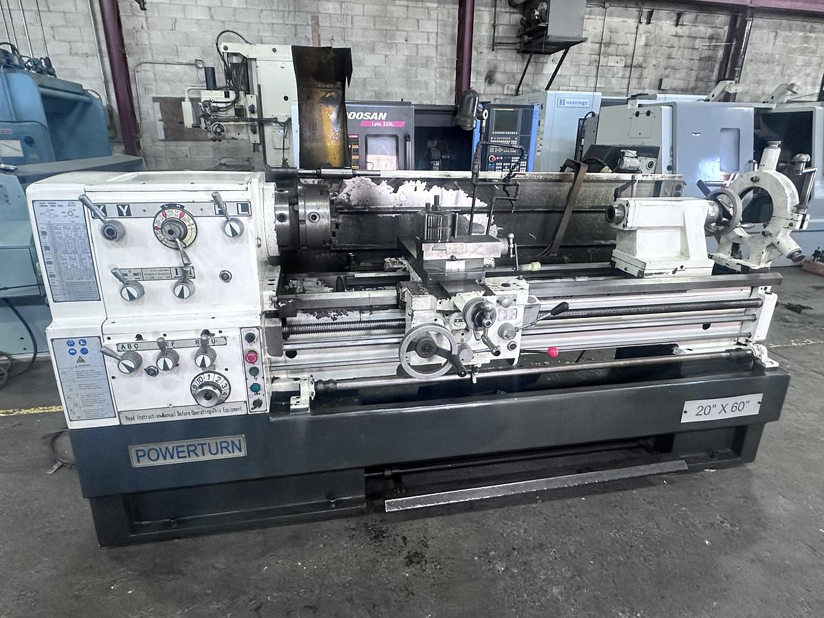 Used 20" X 60" POWERTURN ENGINE LATHE, 2016