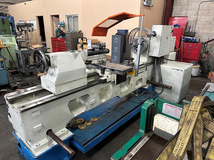Used 28" X 60" TOS, 2005, HEAVY DUTY GAP BED LATHE