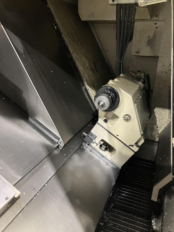 Used OKUMA CAPTAIN 470M CNC TURNING CENTER W/MILLING & TAILSTOCK, NEW 2003