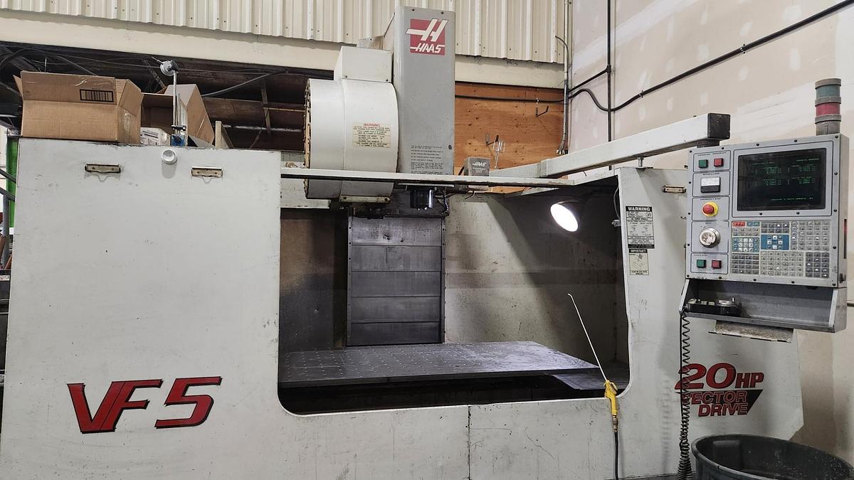 Used 50", 26", 25", HAAS, VF-5, 2000, VERTICAL MACHINING CENTER