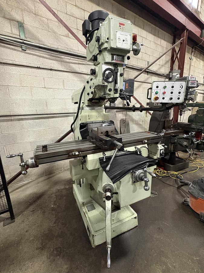 Used 10" x 50", FIRST LC-185VSX-B, VERTICAL MILLING MACHINE