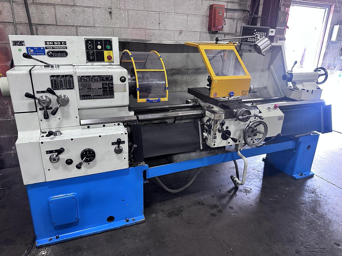 Used 20" X 60" TOS TRENCIN, SN50C, ENGINE LATHE