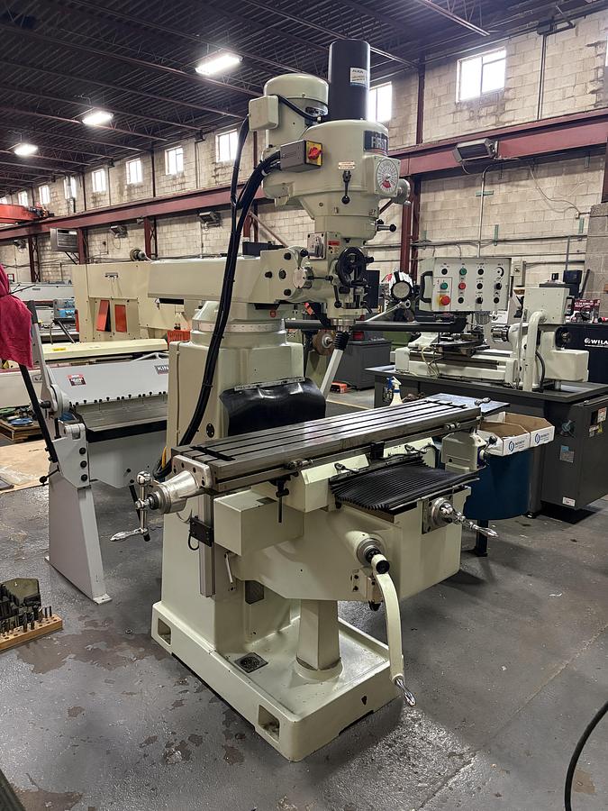 Used 10" x 48", FIRST, 2018, LC-165VS-B, VARIABLE SPEED VERTICAL MILLING MACHINE