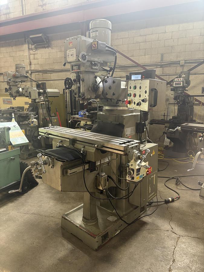 Used 10" x 50", FIRST LC-185VSX-B, VERTICAL MILLING MACHINE
