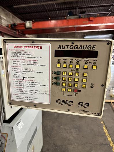 Used ACCURPRESS 12' x 100 TON CNC PRESS BRAKE MODEL 710012