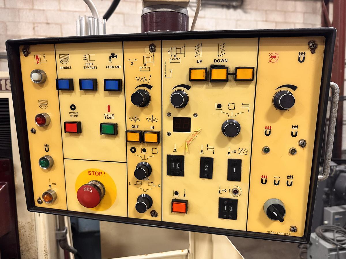 Used 8" X 18" CHEVALIER, FULLY AUTOMATIC HYDRAULIC SURFACE GRINDER