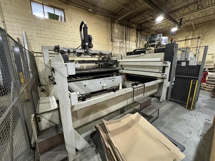 Used 2007 STRIPPIT/LVD 5' X 10' 4000 WATT CO2 LASER WITH LOAD/UNLOAD SYSTEM