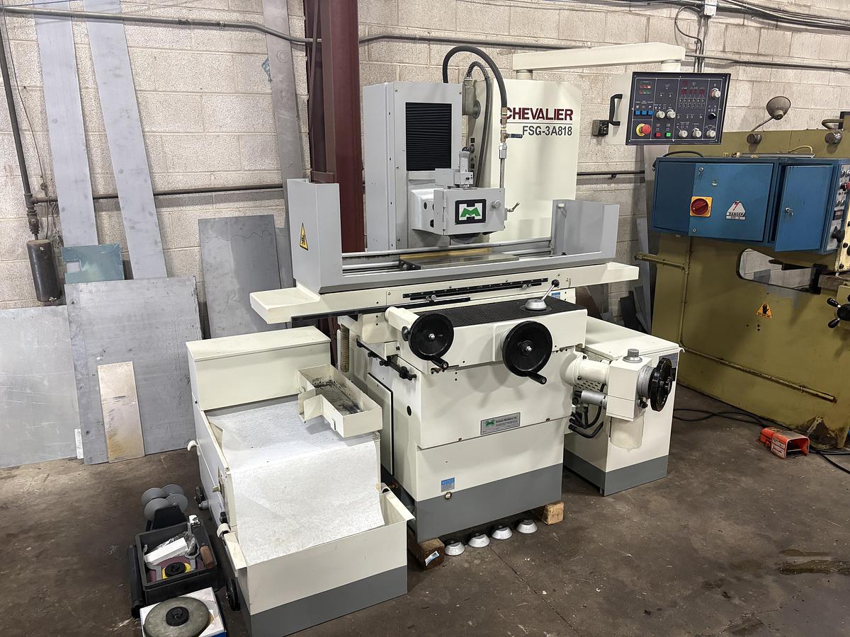 Used 8" x 18", CHEVALIER, 2020, FSG-3A818, AUTOMATIC SURFACE GRINDER