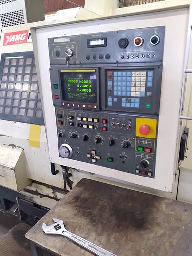 Used YANG MODEL ML-25 CNC LATHE W/ FANUC OT CNC CONTROL