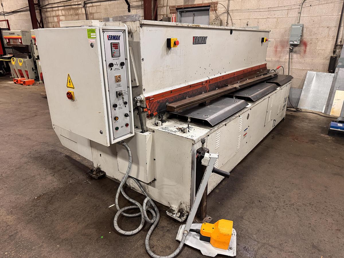 Used 1/4" X 10', ERMAK, HYDRAULIC SHEAR