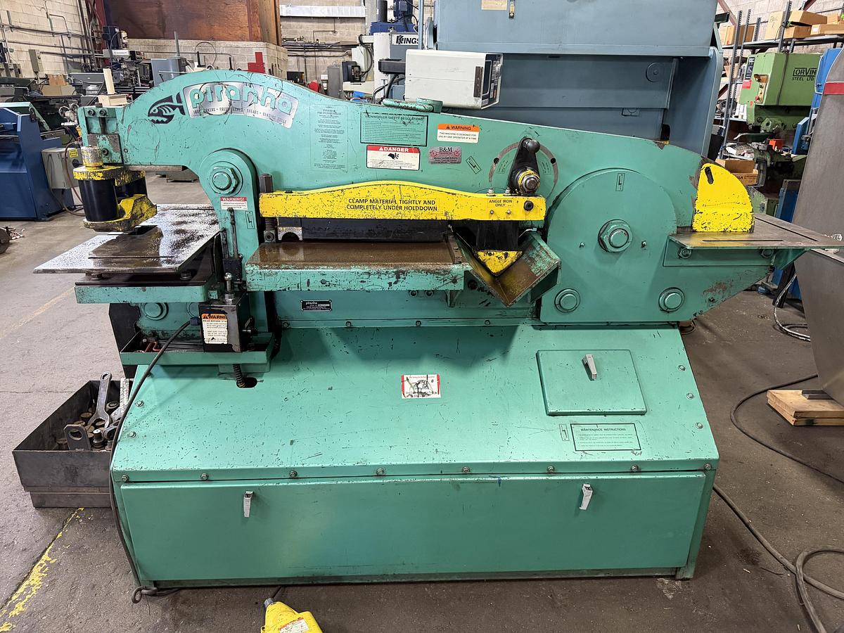 Used 90 TON, PIRANHA P90 HYDRAULIC IRONWORKER -2012