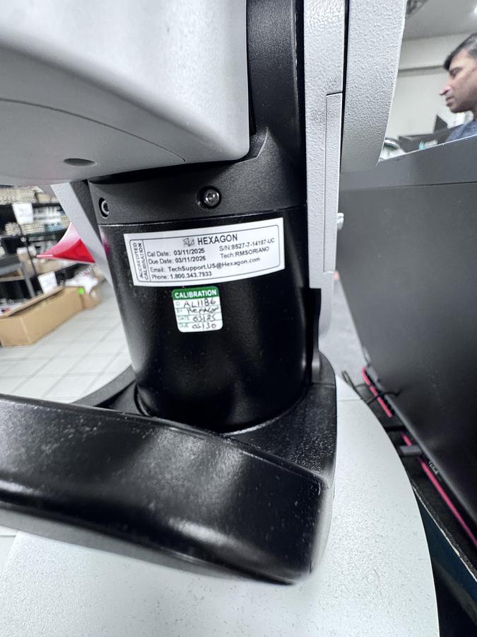 Used HEXAGON ABSOLUTE ARM V3P, 7 AXIS SCANNER AND PROBING