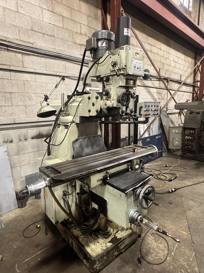 Used 10" X 50", FIRST, MODEL LC20-VSG, VERTICAL MILLING MACHINE