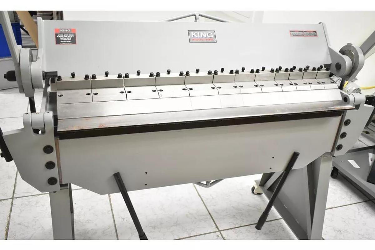 Used 48" 12 GA, KING INDUSTRIAL, BOX & PAN BRAKE