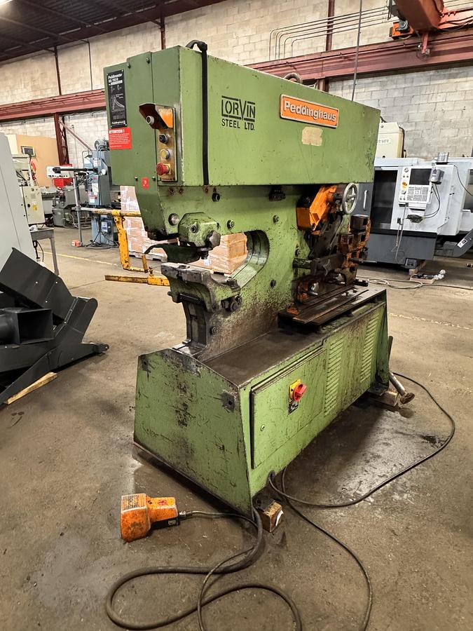 Used 66 TON / 110 TON PEDDINGHAUS, PEDDIMASTER 66/110H, HYDRAULIC IRONWORKER