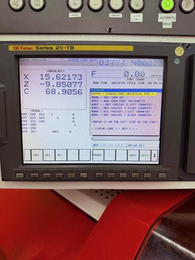 Used 2007 STUDER S33, CYLINDRICAL GRINDER