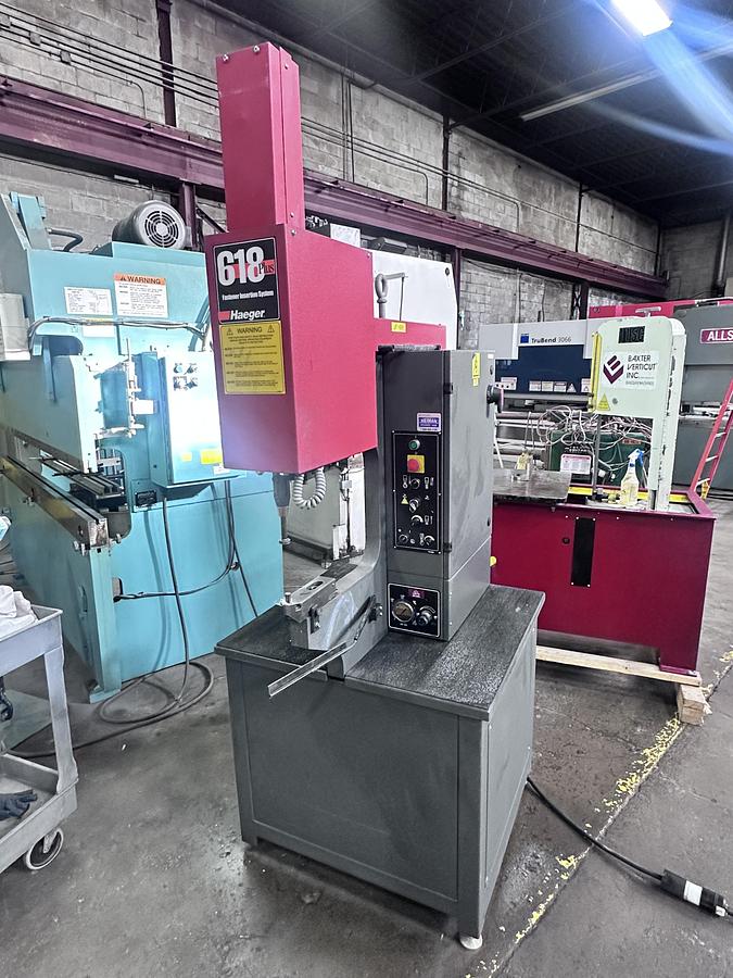 Used 6 TON, HAEGER, INSERTION PRESS 618 PLUS