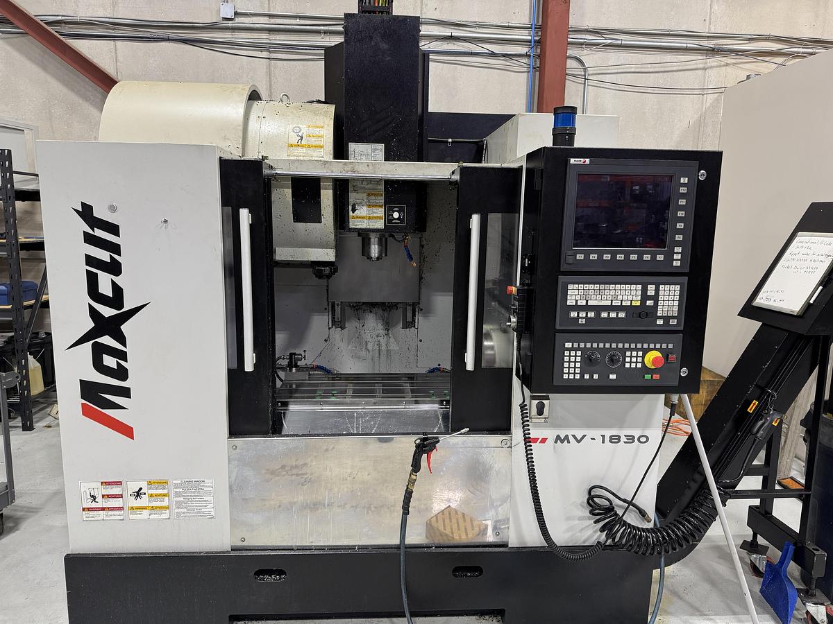 Used 30"X, 18"Y, 20"Z, MAXCUT, 2017, CNC VERTICAL MACHINING CENTER