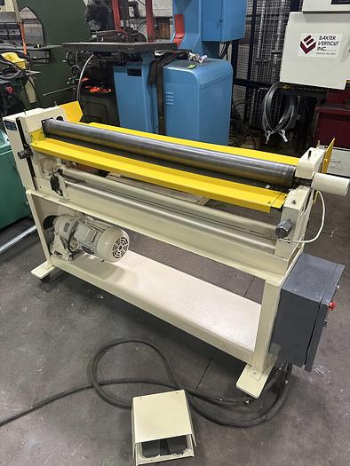 Used 16 GA. X 50", SAMPSON, INITIAL PINCH PLATE ROLLS