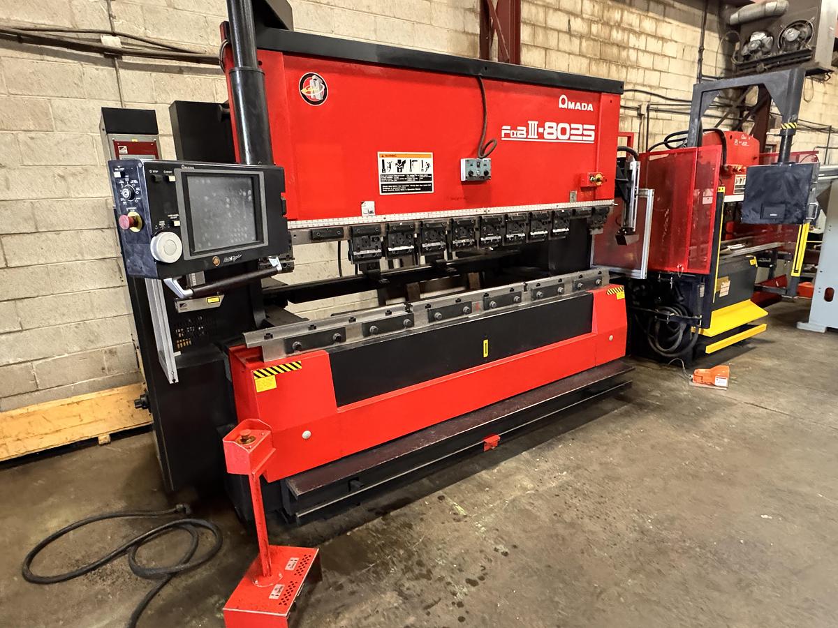 Used AMADA, FBD-8025NT, CNC BRAKE PRESS