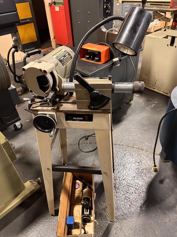 Used DAREX, E-90, END MILL SHARPENER