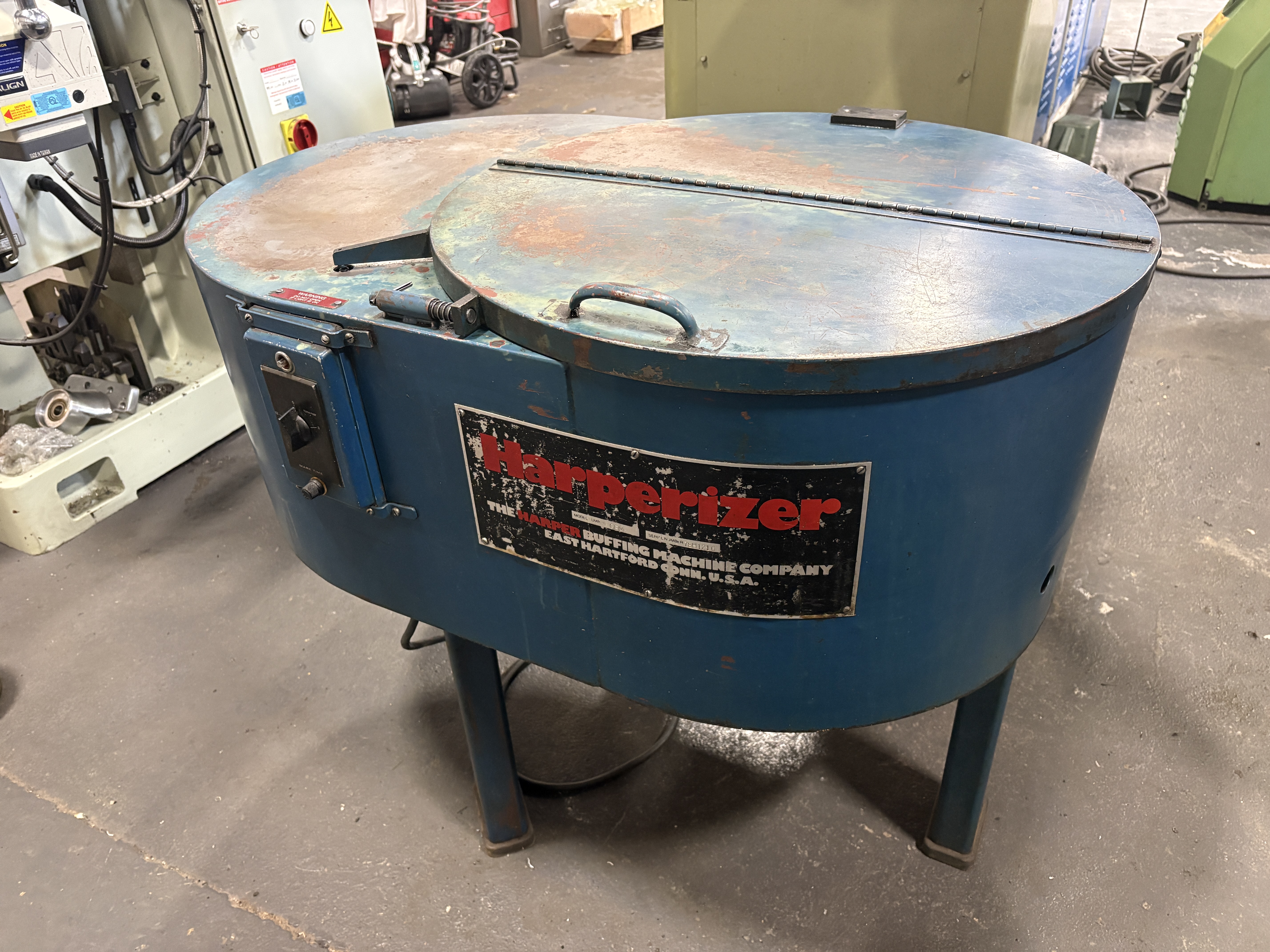 Used HARPERIZER, GEM, STANDARD SURFACE FINISHING MACHINE