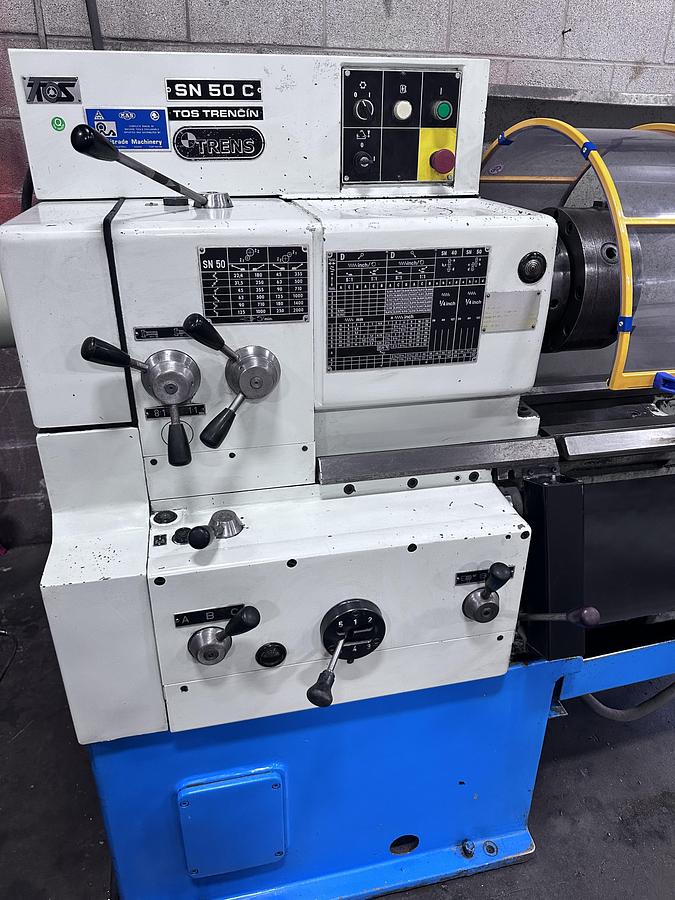 Used 20" X 60" TOS TRENCIN, SN50C, ENGINE LATHE