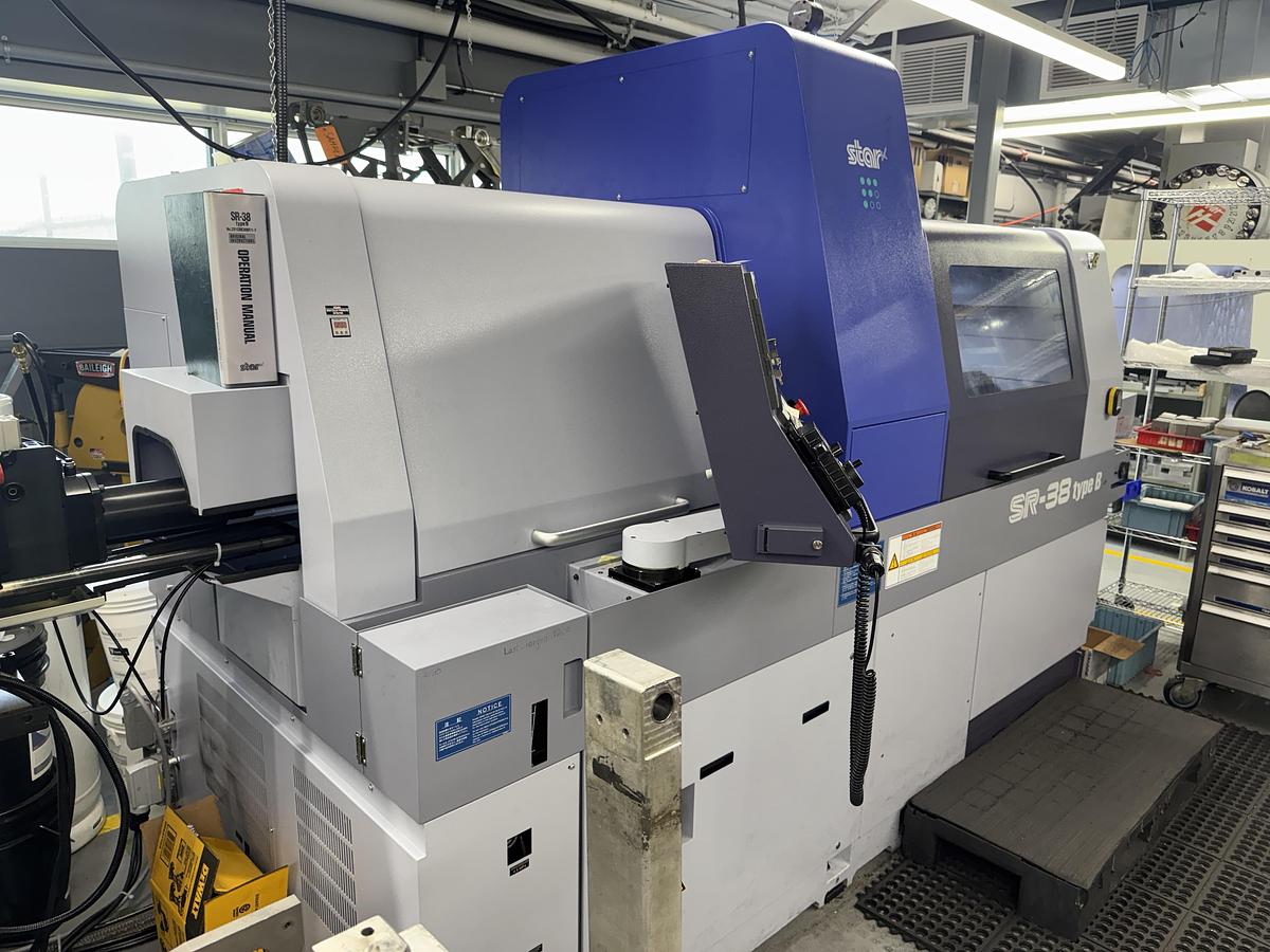 Used 2024 STAR MODEL SR-38B -10 AXIS CNC SWISS TYPE AUTOMATIC LATHE W/ BARFEED
