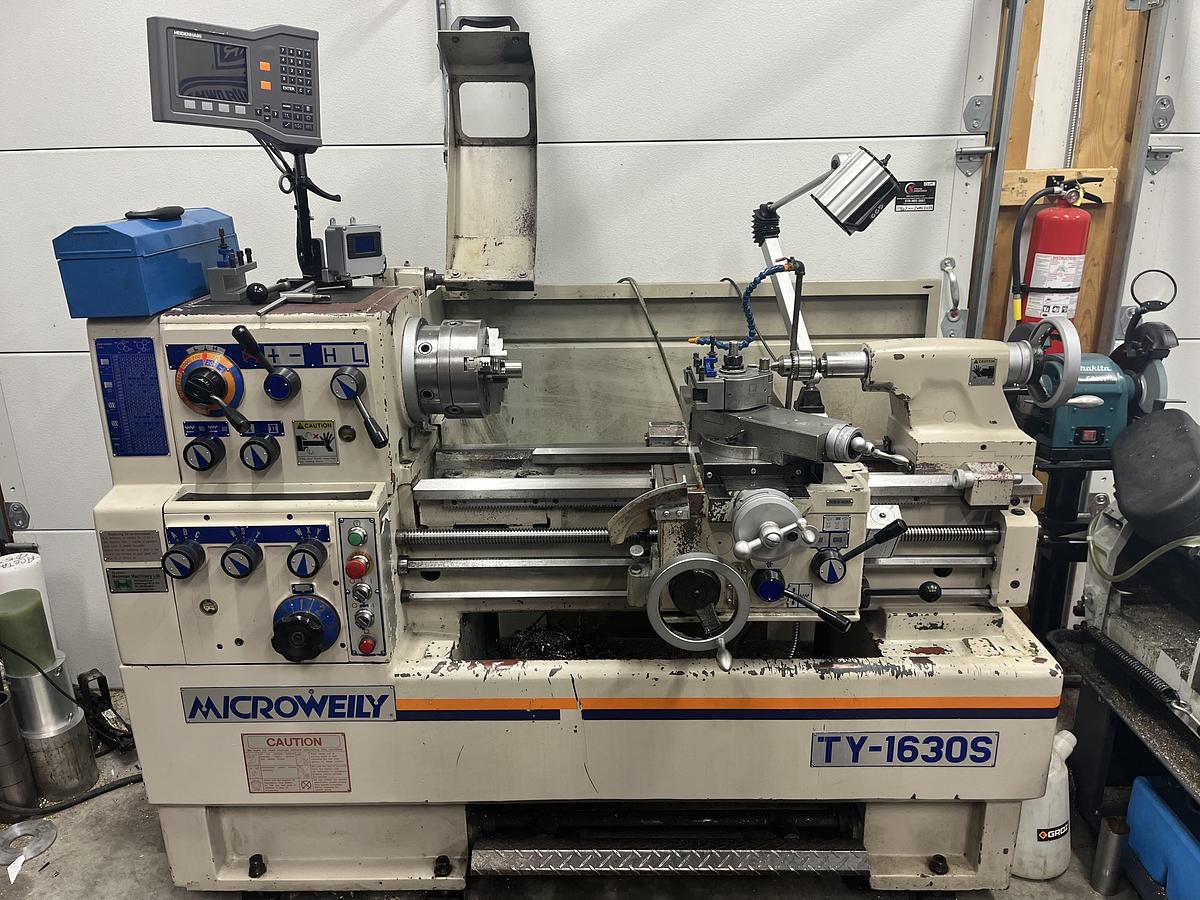 Used 16" X 30", MICROWEILY, 2017, TY-1630S, TOOLROOM LATHE