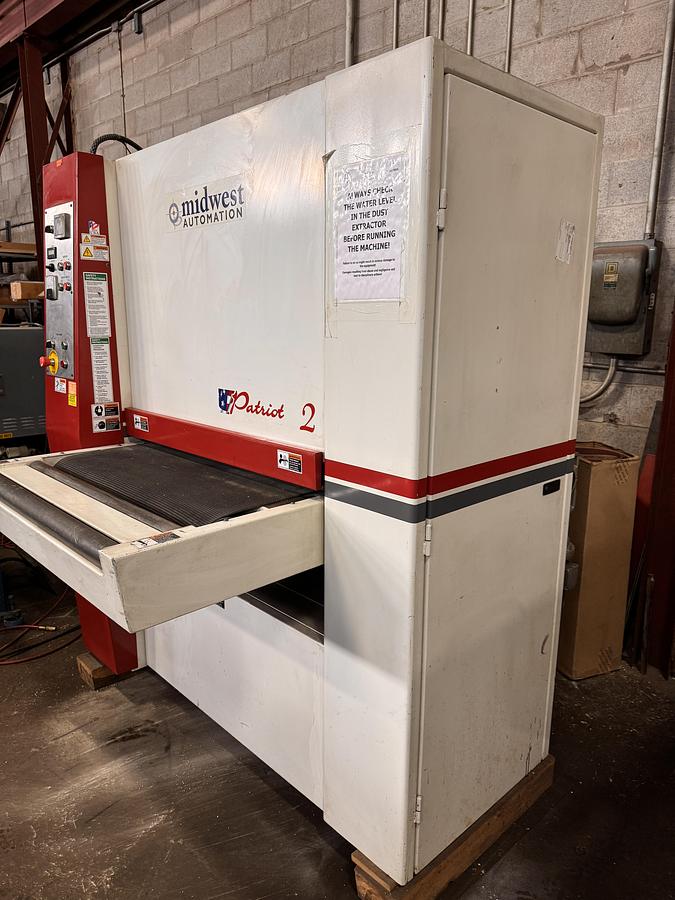 Used 36" MIDWEST SANDRIGHT, DEBURRING MACHINE, SINGLE HEAD